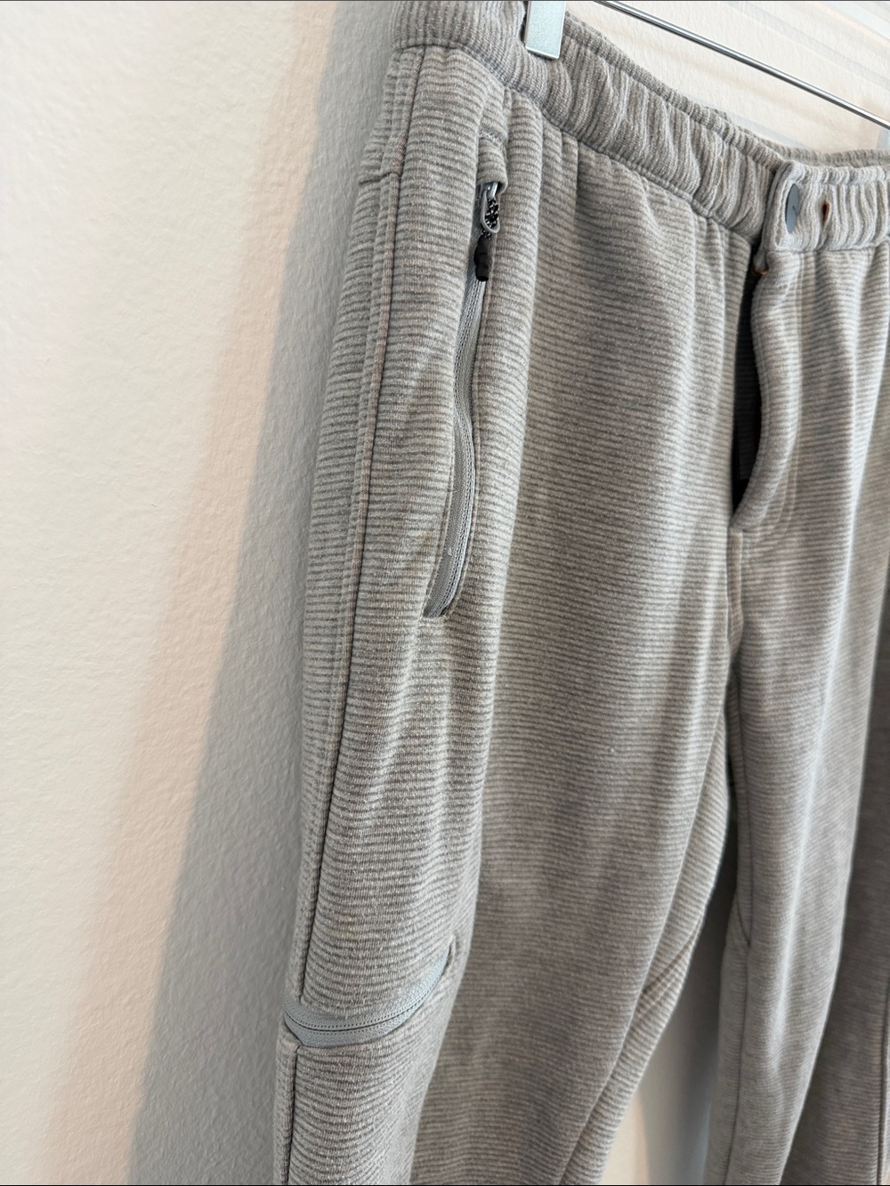 Rip Curl Grey Ribbed Tech Joggers - Picture 4 of 9